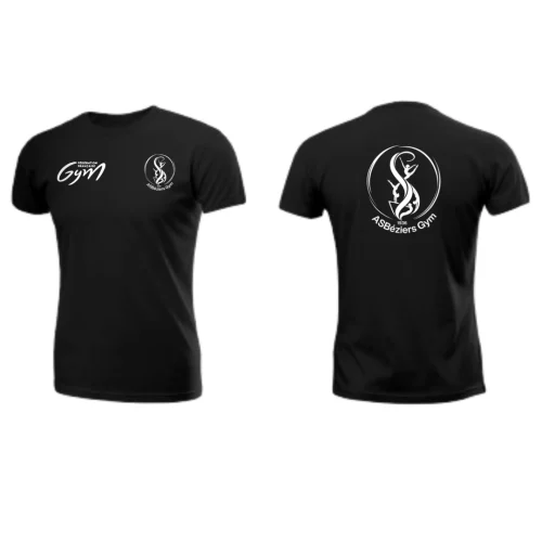 Tee shirt Noir ASB Gym