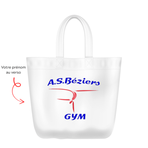 ASB GYM Tote bag blanc
