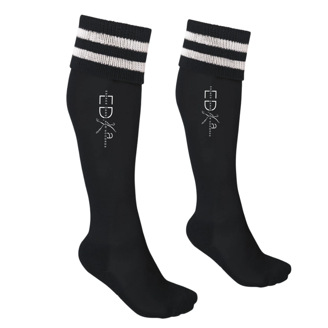Chaussettes de sport rayées unisexe